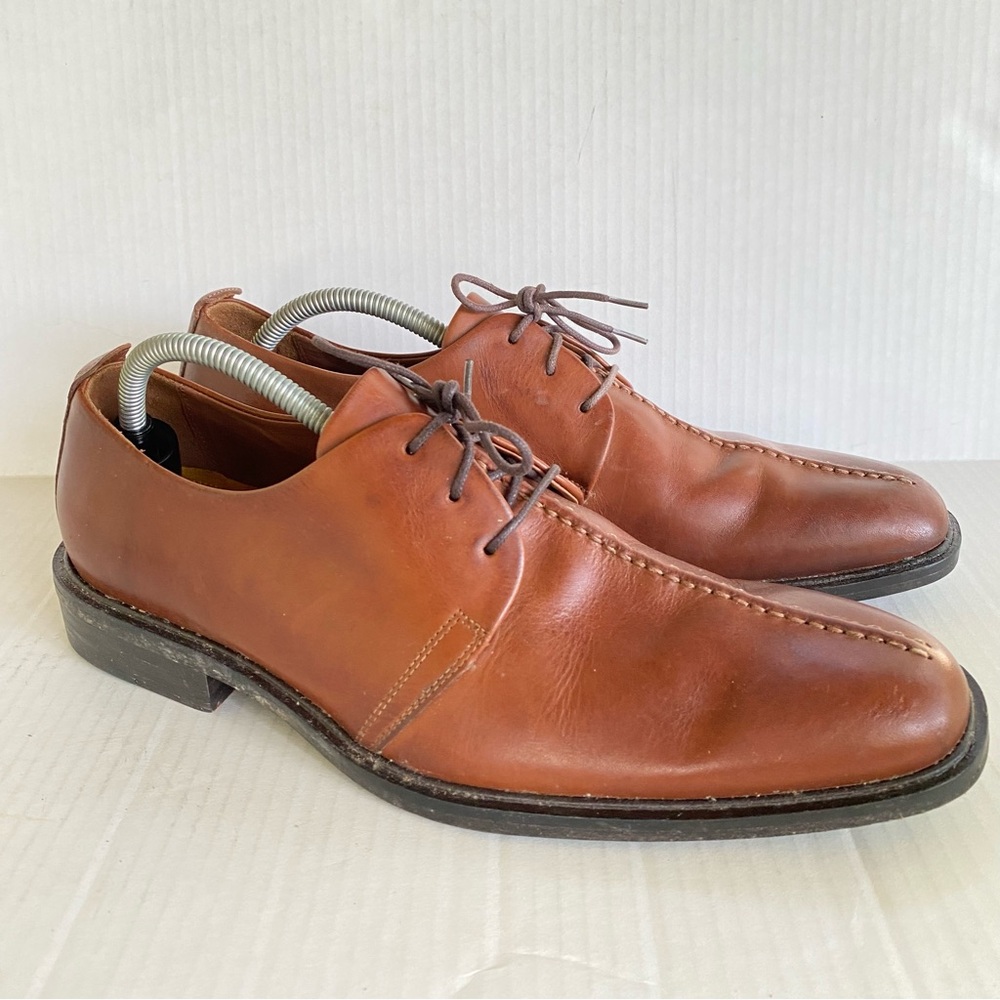 Cole Haan Split Toe Leather Oxford Dress Shoes - Picture 2 of 10